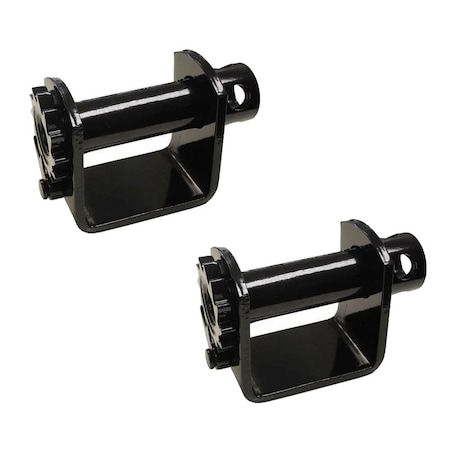 Mytee Products Weld On Winch 4in Strap Binders Flatbed Truck Trailer Tie Down Cargo Winches, 2PK WinchWeldx2