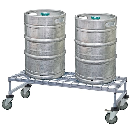 Quantum Storage Systems MOBILE MODULAR DUNNAGE UNIT 18in GRAY EPOXY M18486DGY