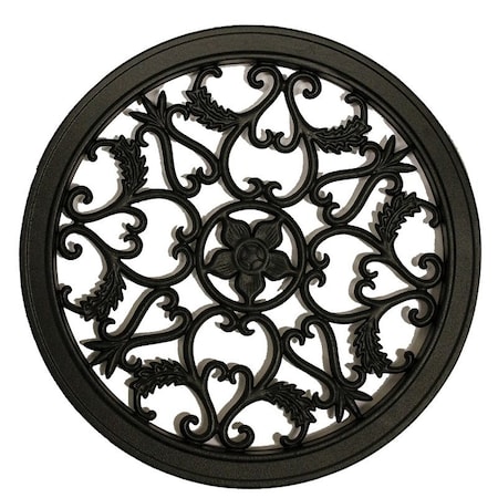 Nuvo Iron INSERT GATE ROUND AL BLK 15IN ACW55