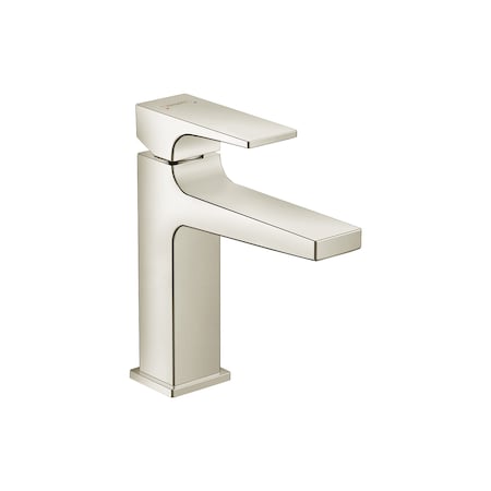 Hansgrohe Metropol Single-Hole Faucet 110 with Lever Handle and Pop-Up Drain, 1.2 GPM in Polished Nickel 32506831