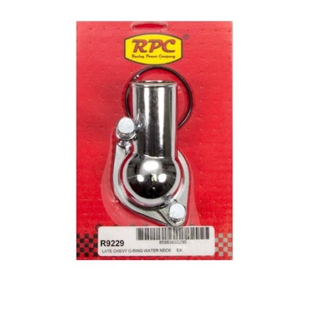 Racing Power O-Ring Style Water Neck for 1966-1975 Chevy Small Block 2nd Generation, Chrome RPC-R9229