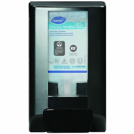 Diversey Hand Soap Dispenser, Manual, Black, PK6 D1224700