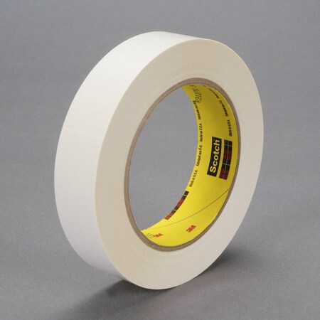 3M Splicing Tape, 0.9 in W, 60 yd L, 4.2 mil, Flat Back Paper, Single-Sided R3127