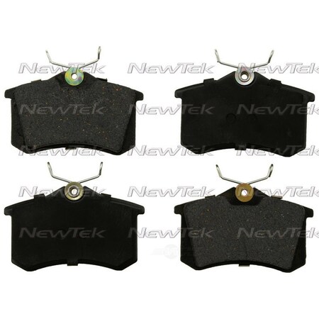 Newtek Automotive Usa Newtek Velocity Plus Economy Semi-Metallic w/Shim Disc Pads SMD340