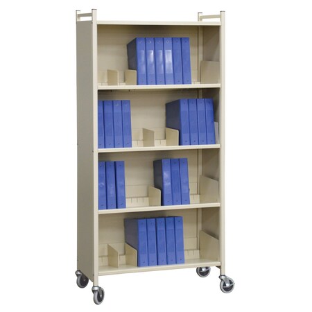 Omnimed Versa Cabinet Style Chart Rack 4 Tier, Flexable Storage Options 262140-BG
