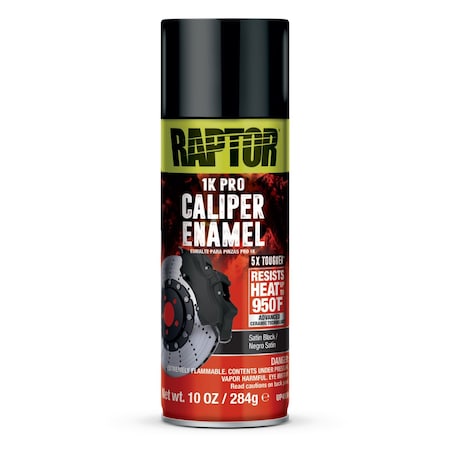 U-Pol RAPTOR Caliper Enamel Satin Black 10oz UP4930