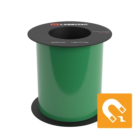 Labeltac Magnetic Supply 6in x 25ft LT9, Green LT605M-C