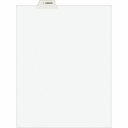 Avery Dennison Avery, Avery-Style Preprinted Legal Bottom Tab Divider, Exhibit I, Letter, White, 25/pk 11948