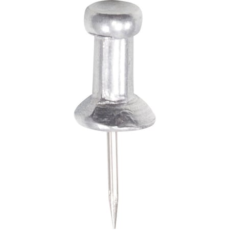 Gem Push Pins, 3/8", Aluminum, PK100 CPAL3