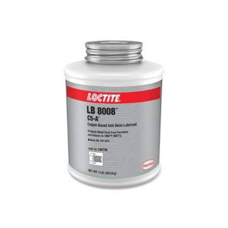 Loctite LB 8008, C5-A Copper Based Anti-Seize Lubricant, 10 oz Can 442-234200