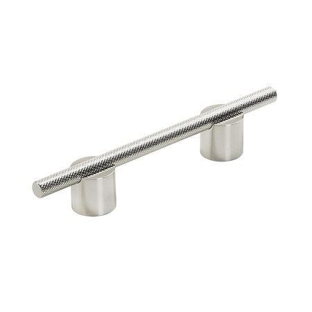Amerock Transcendent 3-3/4 in 96 mm Center-to-Center Polished Nickel Cabinet Pull BP741496PNPN