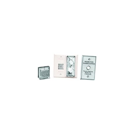 Edwards Signaling Hotel Room Annunciator Kit, 24V AC, Includes Push Button Switch, 4 13/16 W x 5 13/16 L 7005-G5