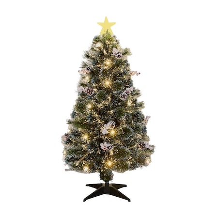 Santas Forest Frosted Mixed Needle FO Tree, 5 ft H 54950