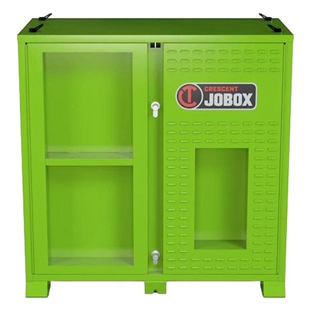 Crescent Jobox PPE Cabinet, 30" W, 60" H, Green CJBPPE60V