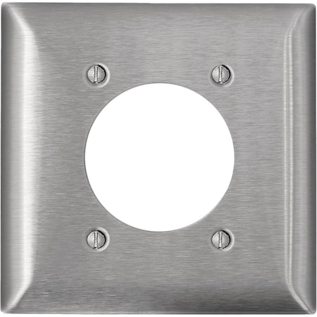 Leviton C-Series 2-Gang Stainless Steel Range/Dryer Wall Plate R50-SL703-000
