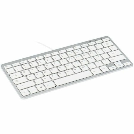 R-Go R-Go ergonomic keyboard, Compact - QWERTY(US), wired, white RGOECQYW