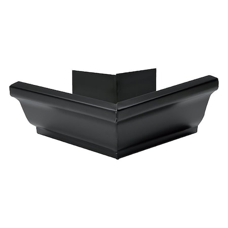 Euramax Gutter Outside Corner, Aluminum, Black 2500235