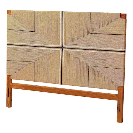 Bali & Pari Prita Paper Loom Headboard, Queen 260-14349-ZORO