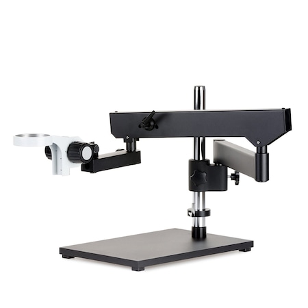 Amscope 84mm Collar Articulating Arm with Base Plate for Stereo Microscopes ASB-84