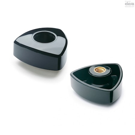 Elesa Threaded pass-through hole, without cap, VTR.32 FP-M5 VTR-FP