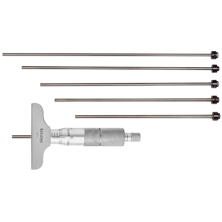Mitutoyo Calibrated Mechanical Depth Micrometer 129-128CAL