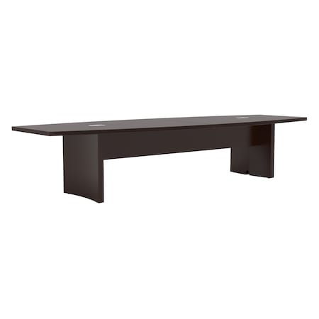 Mayline Conference Table, Aberdeen, 12ft, Mocha ACTB12LDC