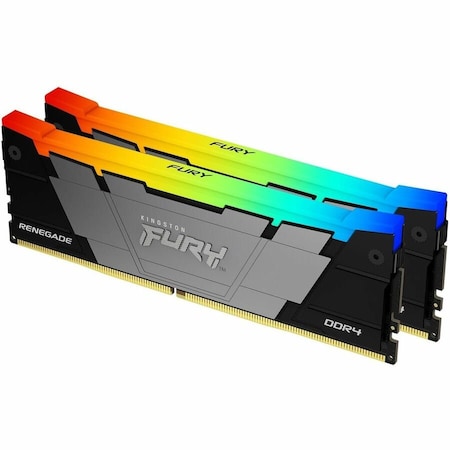 Kingston 16GB 3200MT/S DDR4 CL16 DIMM (KIT OF 2) FURY RENEGADE RGB KF432C16RB2AK2/16