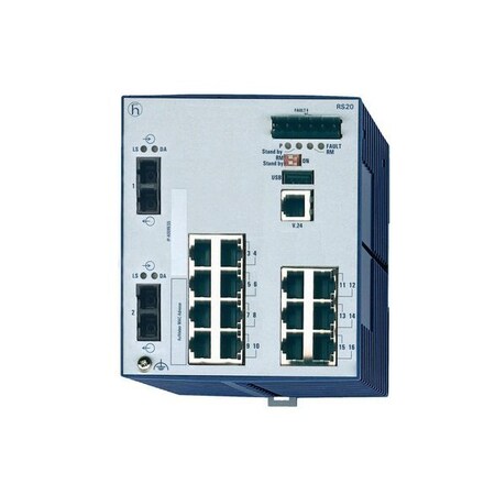 Hirschmann Ethernet Switch, Rs20-1600S2S2Sdaehh 943434-027