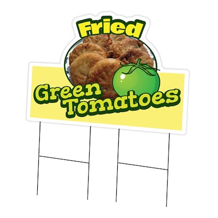 Signmission Fried Green Tomatoes Die Cut Yard & Stake plastic window, 2436-Fried Green Tomatoes C-DC-2436-DS-Fried Green Tomatoes19