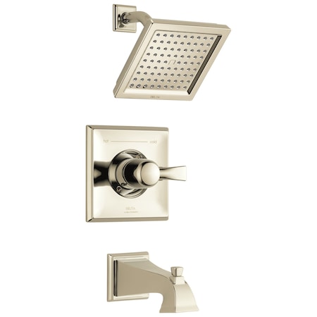 Delta Dryden Monitor 14 Series Tub & Shower Trim In Polished Nickel T14451-PN-WE