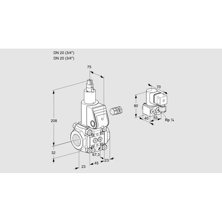 Honeywell Kromschroder VAS120R/LW KS88020237