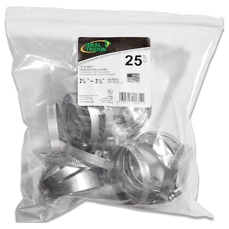 Zoro Select Contractor Bag, 1/2"W, 1 1/2"ID, PK25 674857B