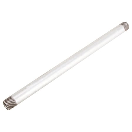 Prosource Pipe Nipple, 3/4 in, Threaded, Steel, 18 in L G564-180HC