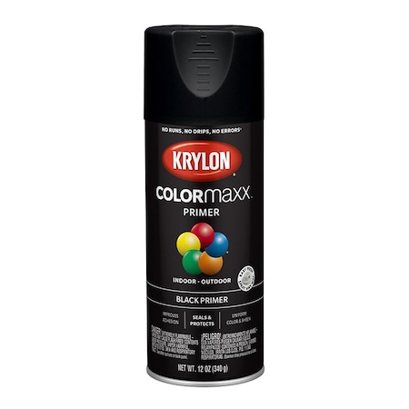 Sw Psb  Krylon Purdy Bestt Liebco White Lightning 12 Oz Krylon K05581007 Black COLORmaxx Paint & Primer Spray Paint, Primer K05590007