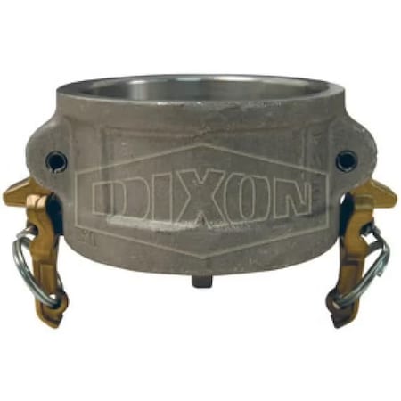 Dixon Boss-Lock Type H Cam and Groove Dust Cap, 6 in, Aluminum, Domestic AH600