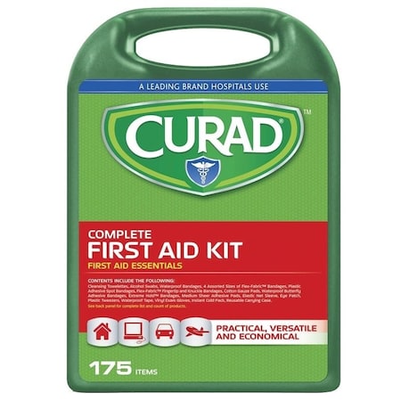 Curad CURFAK300RB LatexFree Complete First Aid Kit CURFAK300RBV1