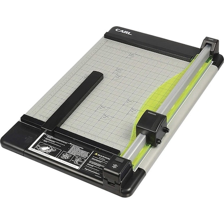 Carl Manufacturing CARL Heavy-Duty Rotary Trimmer, 15" Cutting Length, 36 Sheet Capacity, Black 12220