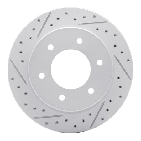 Dynamic Friction Co DFC Geoperformance Rotor - Drilled and Slotted 830-54276L