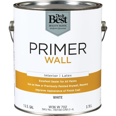 Do It Best Interior Latex Wall Primer Wht 1 Gal. W36W00702-16