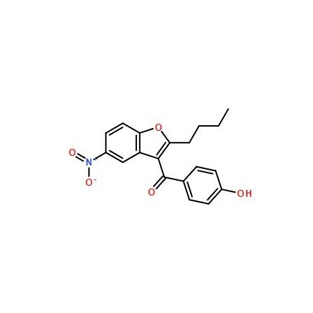 Ak Scientific 2-Butyl-3-(4-hydroxybenzoyl)-5-nitrobenzofuran (5g), CAS 141645-16-1 X3192-5g