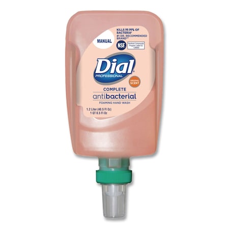 Dial Professional Antibacterial Foaming Hand Wash Refill for FIT Manual Dispenser, Original Scent, 1.2 L 16670EA