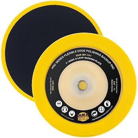 Weldcote 7in x 5/8-11 Med Hook & Loop Back Up Pad, Back Up Pad 11647