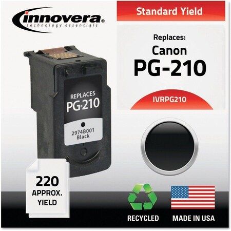 Innovera Ink Cartridge, Black, Canon, Max. Page 6000 IVRPG210