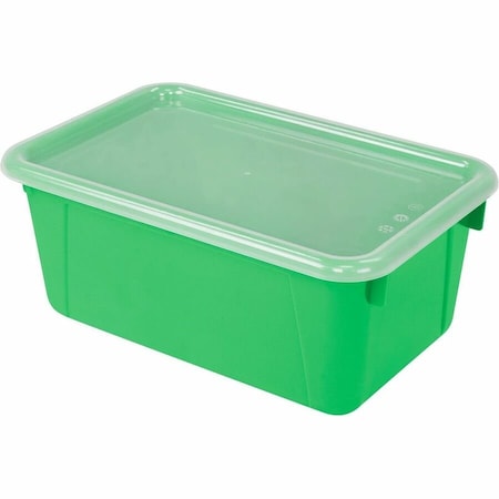 Storex Cubby Storage Bin, Green, 5 PK 62409U05C
