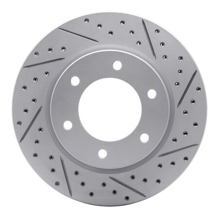 Dynamic Friction Co DFC Geoperformance Rotor - Drilled and Slotted 830-54275R