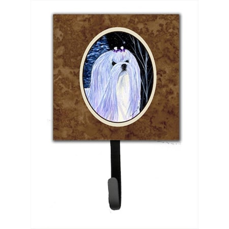 Carolines Treasures Starry Night Maltese Leash Holder Or Key Hook SS8378SH4