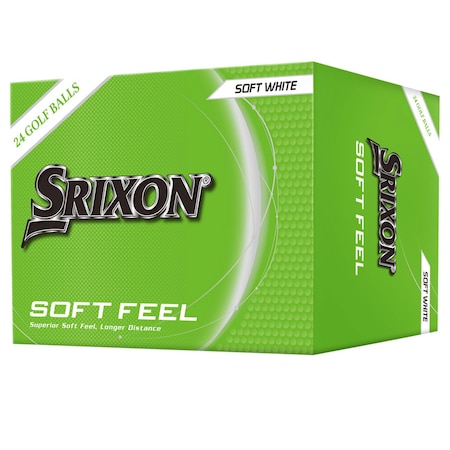 Srixon Soft Feel 14 Limited Edition White Golf Balls, 24PK 110967