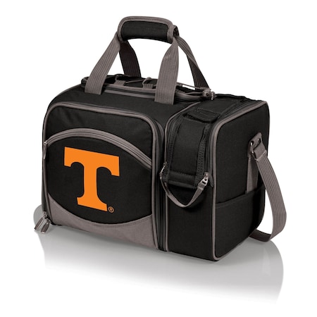 Picnic Time Family Of Brands NCAA Tennessee Volunteers Malibu Cooler Picnic BasketBlack with Gray Accents 508-23-175-554-0