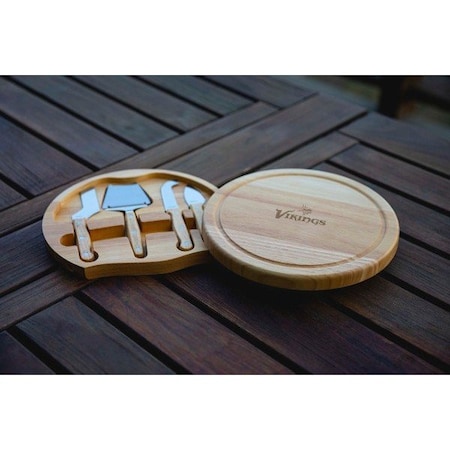 Picnic Time Family Of Brands NFL Minnesota Vikings - Circo Cheese Cutting Board & Tools Set 854-00-505-183-2