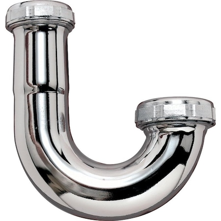 Plumb Pak Jbend without Cleanout, 112 x 114 in, Brass, Chrome PP256CP